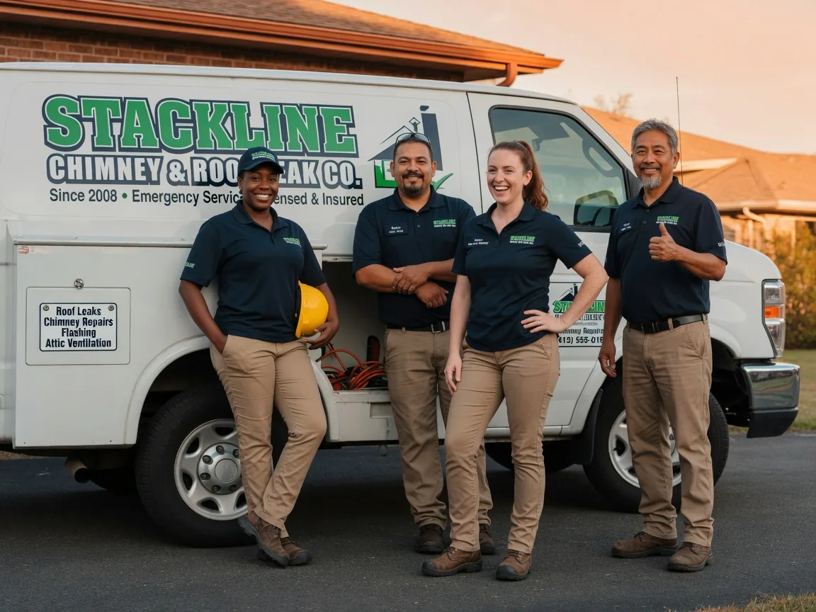Chimney flashing repair company in Johnson, NE